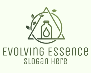 Wellness Essence Oil Bottle logo design