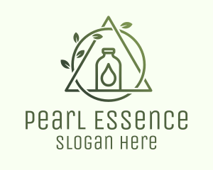 Wellness Essence Oil Bottle logo design