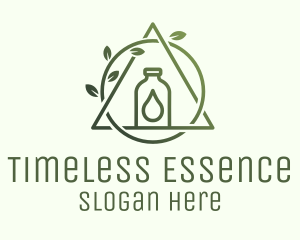 Wellness Essence Oil Bottle logo design