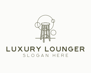 Chair Furniture Decoration logo design