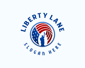 American Liberty Flag logo design