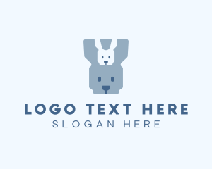 Bunny Rabbit Animal logo