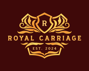 Royal Ornamental Shield logo design