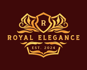 Royal Ornamental Shield logo design