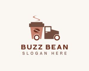 Coffee Delivery Truck  logo design