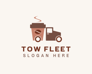 Coffee Delivery Truck  logo design