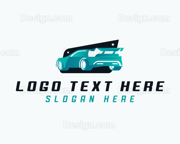 Sports Car Automotive Logo