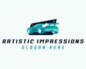 Sports Car Automotive logo design