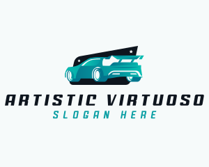 Sports Car Automotive logo design