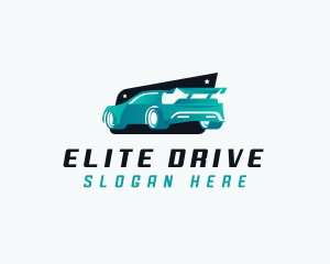 Sports Car Automotive logo design