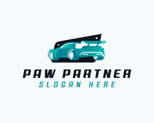 Sports Car Automotive logo design