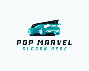 Sports Car Automotive logo design