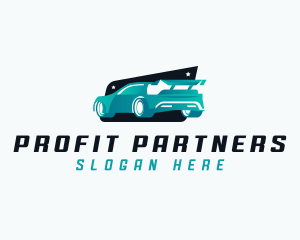 Sports Car Automotive logo design