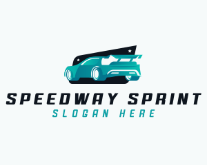 Sports Car Automotive logo design