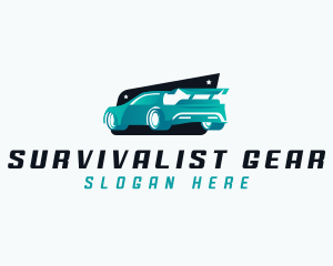 Sports Car Automotive logo design