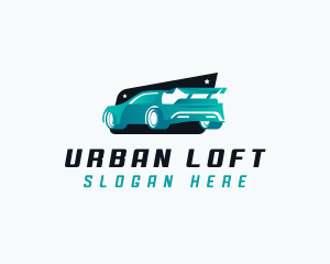 Sports Car Automotive logo design