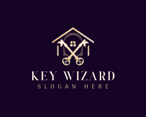 Realty Estate Key logo design