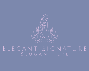 Elegant Feminine Spa logo design