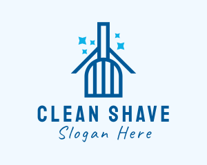 House Cleaning Broom logo design