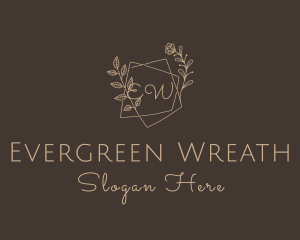 Flower Plant Wedding Planner logo design