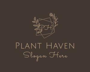 Flower Plant Wedding Planner logo design