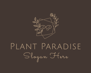 Flower Plant Wedding Planner logo design