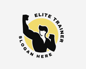 Body Muscle Trainer logo design