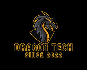 Gaming Dragon Beast logo design