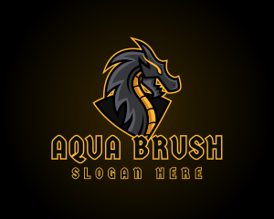 Gaming Dragon Beast Team logo design