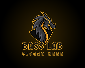 Gaming Dragon Beast Team logo design