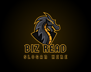 Gaming Dragon Beast Team logo design