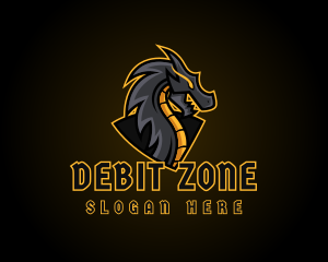 Gaming Dragon Beast Team logo design