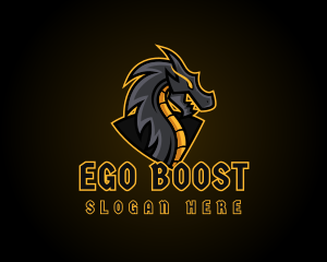 Gaming Dragon Beast Team logo design