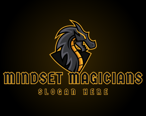 Gaming Dragon Beast Team logo design