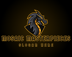 Gaming Dragon Beast Team logo design