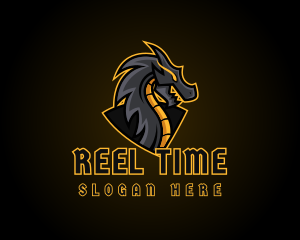 Gaming Dragon Beast Team logo design