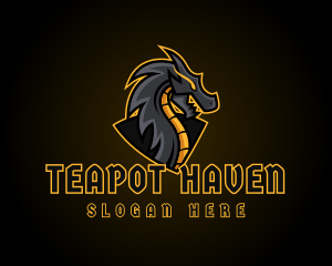 Gaming Dragon Beast Team logo design