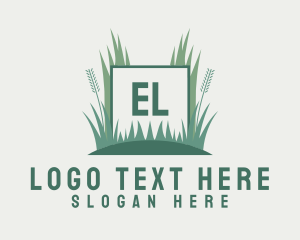 Grass Lawn Gardening logo design