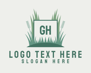 Grass Lawn Gardening logo design