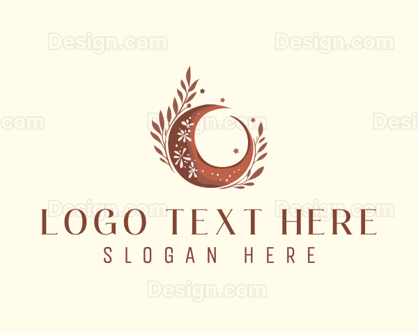 Moon Floral Decor Logo