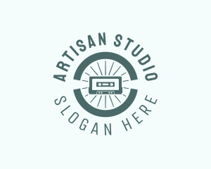 Cassette Music Studio  logo design