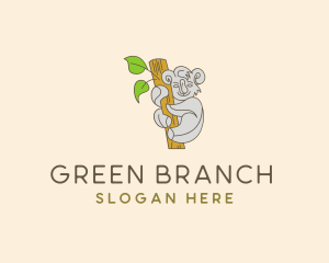 Tree Branch Koala logo