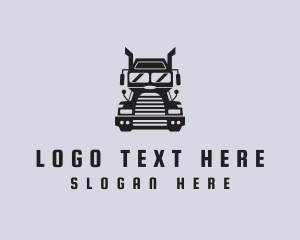 Freight Trucking Transportation logo