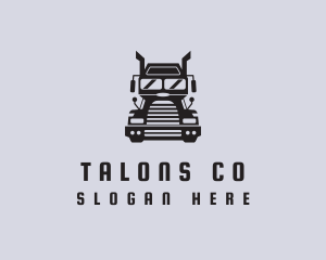 Freight Trucking Transportation Logo