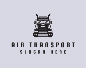 Freight Trucking Transportation logo design