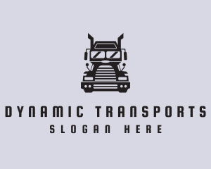 Freight Trucking Transportation logo design