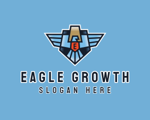 Eagle Security Shield logo design