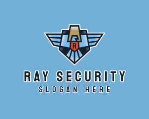 Eagle Security Shield logo design