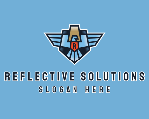 Eagle Security Shield logo design