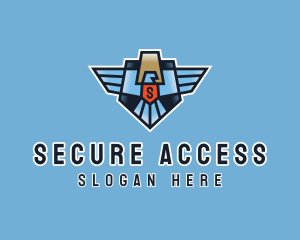 Eagle Security Shield logo design